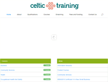 Tablet Screenshot of celtictraining.com.au